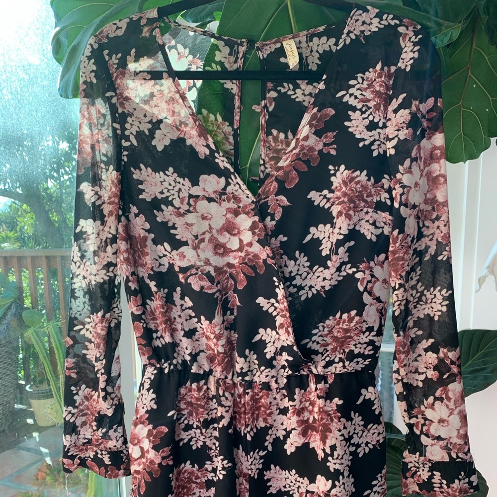 Free People floral romper